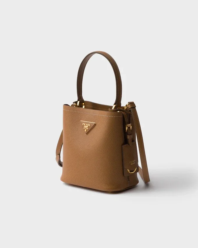 Bolso Prada Panier Mini de piel Saffiano Bolso Prada Panier Mini de piel Saffiano