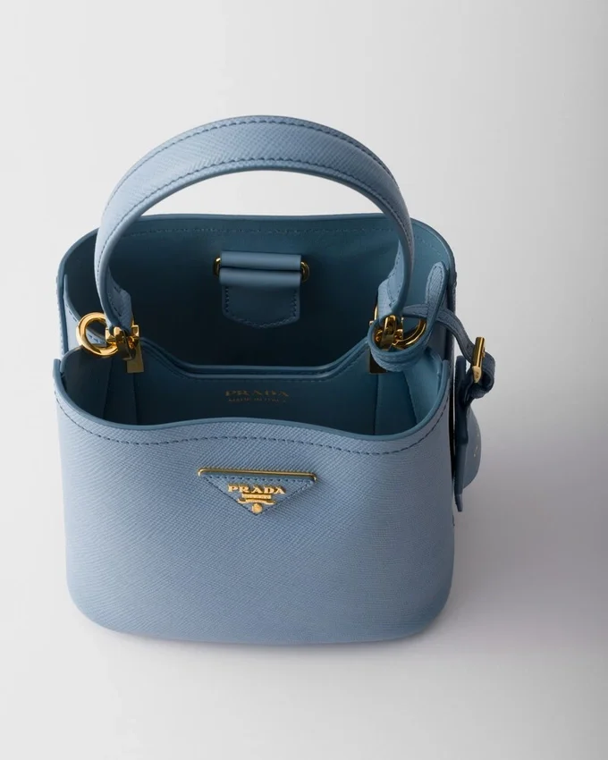 Bolso Prada Panier Mini de piel Saffiano Bolso Prada Panier Mini de piel Saffiano