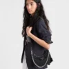 Bolso Prada Re-Edition 2005 de malla y piel cepillada