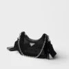 Bolso Prada Re-Edition 2005 de malla y piel cepillada
