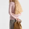 Bolso tipo cubo pequeño de gamuza Prada Mariner Bolso tipo cubo pequeño de gamuza Prada Mariner