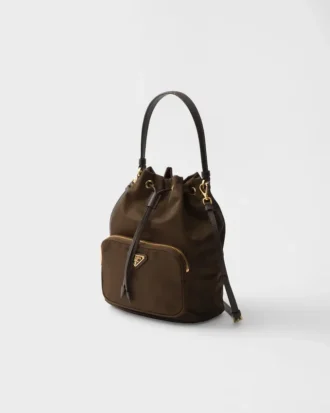 Bolso tipo cubo Prada Duet Re-Nylon