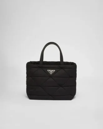 Bolso tote acolchado de Re-Nylon Bolso tote acolchado de Re-Nylon