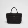 Bolso tote acolchado pequeño de Re-Nylon Bolso tote acolchado pequeño de Re-Nylon