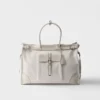 Bolso tote de denim y cuero Bonnie de Prada Bolso tote de denim y cuero Bonnie de Prada