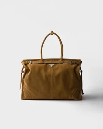 Bolso tote de gamuza Prada Bonnie