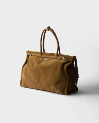 Bolso tote de gamuza Prada Bonnie