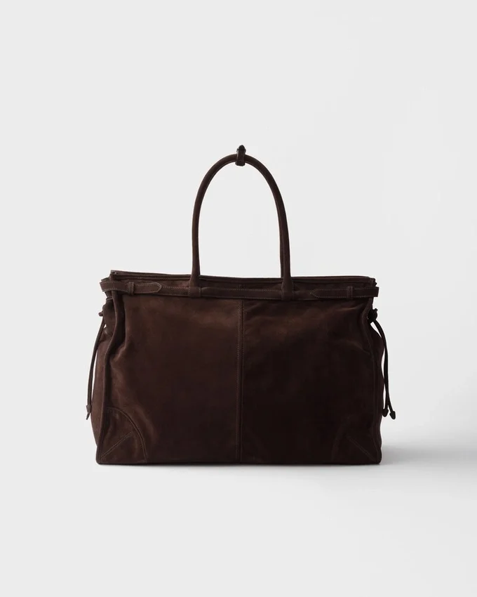 Bolso tote de gamuza Prada Bonnie Bolso tote de gamuza Prada Bonnie