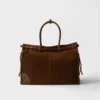 Bolso tote de gamuza Prada Bonnie Bolso tote de gamuza Prada Bonnie