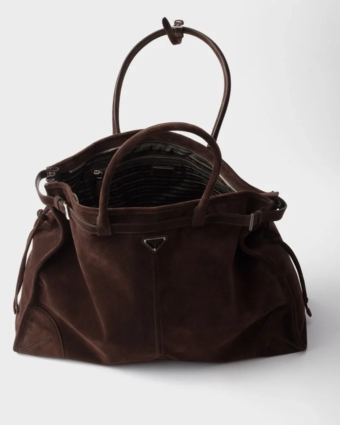 Bolso tote de gamuza Prada Bonnie Bolso tote de gamuza Prada Bonnie