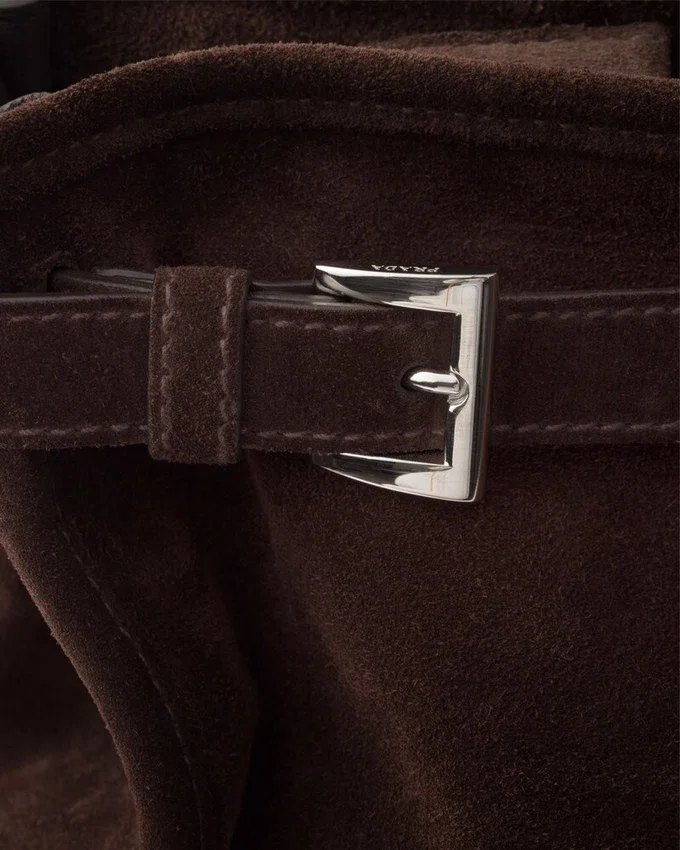 Bolso tote de gamuza Prada Bonnie Bolso tote de gamuza Prada Bonnie