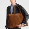 Bolso tote de gamuza Prada Bonnie Bolso tote de gamuza Prada Bonnie