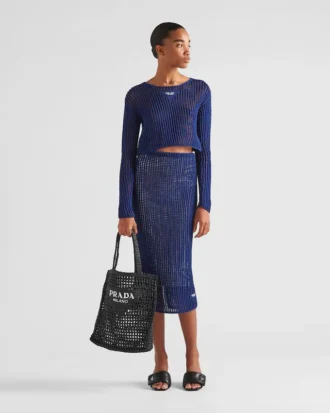 Bolso tote de ganchillo