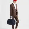 Bolso tote extragrande de lona de algodón Prada Jardiniare Bolso tote extragrande de lona de algodón Prada Jardiniare
