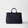 Bolso tote extragrande de lona de algodón Prada Jardiniare Bolso tote extragrande de lona de algodón Prada Jardiniare