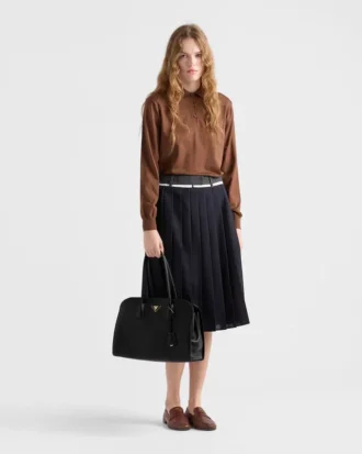 Bolso tote grande de cuero