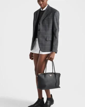 Bolso tote grande de cuero