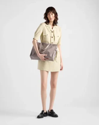 Bolso tote grande de cuero