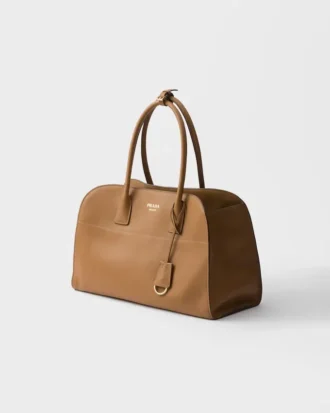 Bolso tote grande de cuero