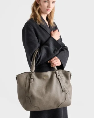 Bolso tote grande de cuero