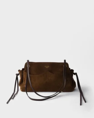 Bolso tote grande de gamuza Prada Carry