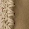 Bolso tote grande de gamuza y crochet Bolso tote grande de gamuza y crochet