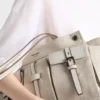 Bolso tote grande de lona y cuero Prada Route Bolso tote grande de lona y cuero Prada Route