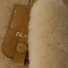 Bolso tote grande de piel de oveja Bolso tote grande de piel de oveja