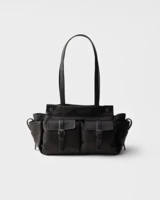 Bolso tote mediano de cuero Prada Route
