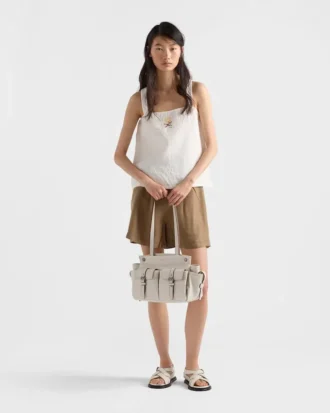 Bolso tote mediano de cuero Prada Route Bolso tote mediano de cuero Prada Route