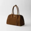 Bolso tote mediano de gamuza Bolso tote mediano de gamuza
