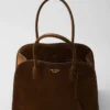 Bolso tote mediano de gamuza Bolso tote mediano de gamuza