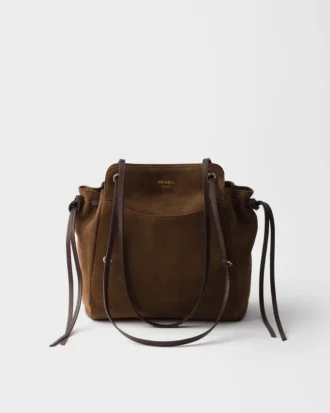 Bolso tote mediano de gamuza Prada Carry