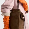Bolso tote mediano de gamuza Prada Carry Bolso tote mediano de gamuza Prada Carry