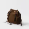 Bolso tote mediano de gamuza Prada Carry Bolso tote mediano de gamuza Prada Carry