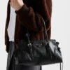 Bolso tote mediano de piel envejecida Prada Bonnie Bolso tote mediano de piel envejecida Prada Bonnie