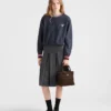 Bolso tote pequeño acolchado de Re-Nylon Bolso tote pequeño acolchado de Re-Nylon