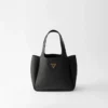 Bolso tote pequeño de cuero