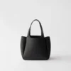 Bolso tote pequeño de cuero