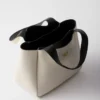 Bolso tote pequeño de cuero