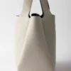 Bolso tote pequeño de cuero