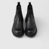 Botas Brixxen de cuero y tejido elástico Botas Brixxen de cuero y tejido elástico