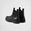 Botas Brixxen de cuero y tejido elástico Botas Brixxen de cuero y tejido elástico