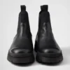 Botas Brixxen de cuero y tejido elástico Botas Brixxen de cuero y tejido elástico