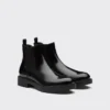 Botas Chelsea de cuero cepillado Botas Chelsea de cuero cepillado