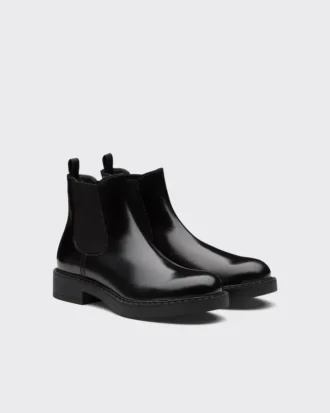 Botas Chelsea de cuero cepillado