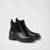 Botas Chelsea de cuero cepillado Botas Chelsea de cuero cepillado