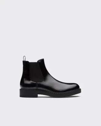 Botas Chelsea de cuero cepillado
