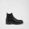 Botas Chelsea de cuero cepillado Botas Chelsea de cuero cepillado