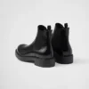 Botas Chelsea de cuero cepillado Botas Chelsea de cuero cepillado